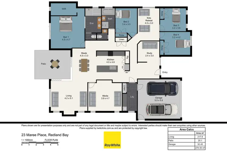 Floorplan of Homely house listing, 23 Maree Place, Redland Bay QLD 4165