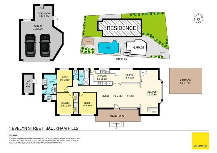 Floorplan of Homely house listing, 4 Evelyn Street, Baulkham Hills NSW 2153