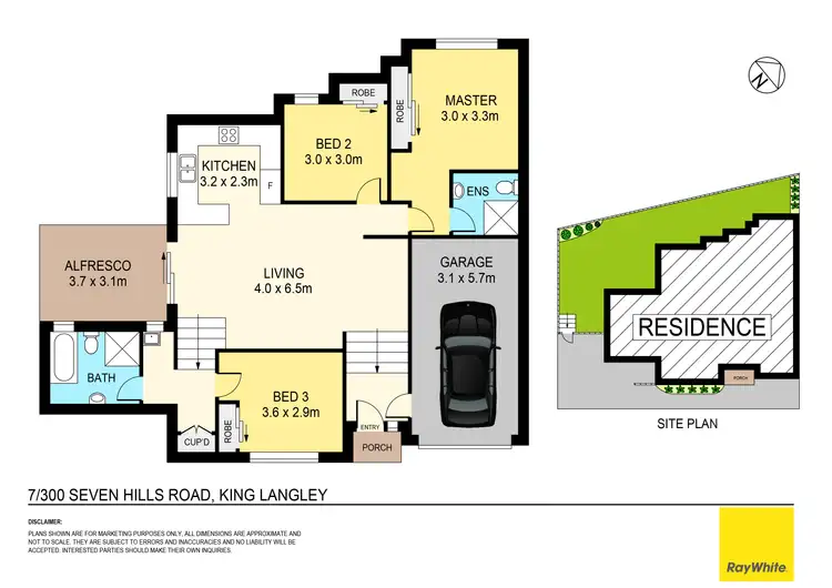 Floorplan of Homely villa listing, 7/300 Seven Hills Road, Kings Langley NSW 2147