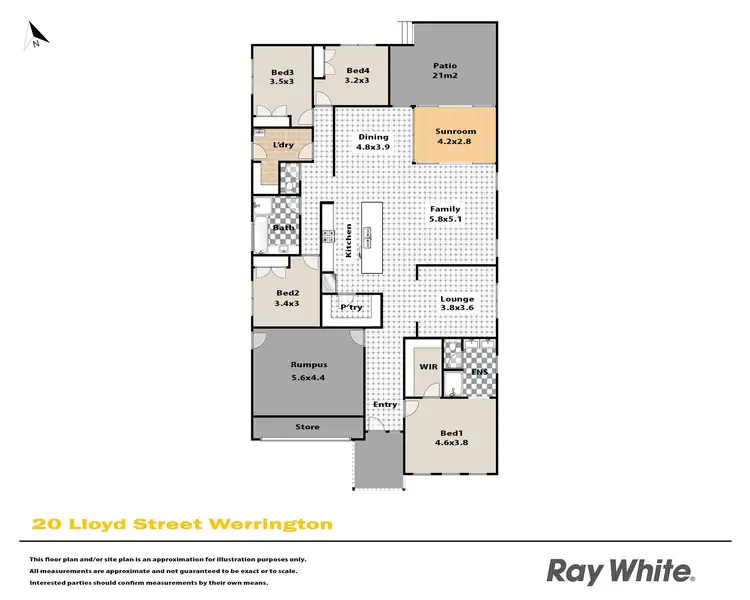 Floorplan of Homely house listing, 20 Lloyd Street, Werrington NSW 2747