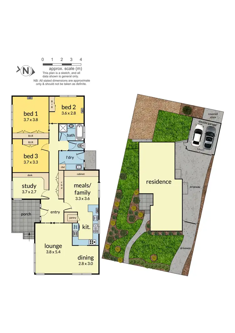 Floorplan of Homely house listing, 15 Huxley Avenue, Mulgrave VIC 3170