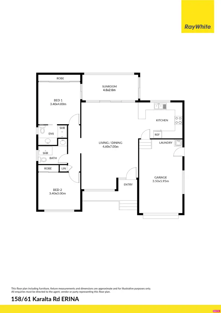 Floorplan of Homely villa listing, 158/61 Karalta Road, Erina NSW 2250