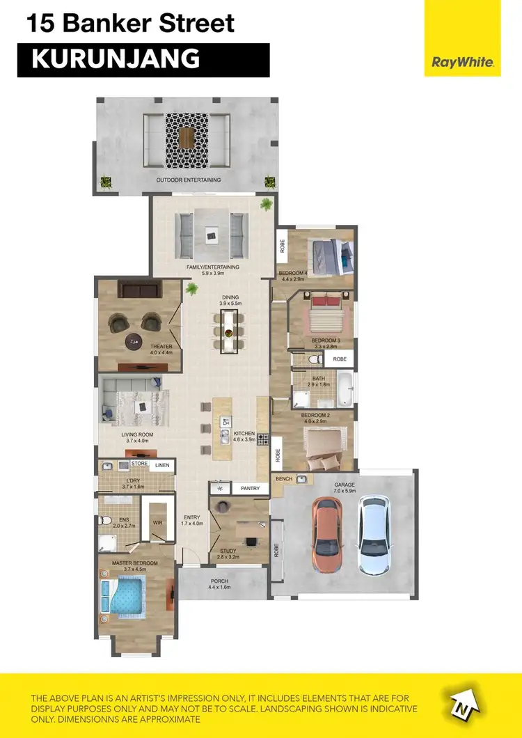 Floorplan of Homely house listing, 15 Banker Street, Kurunjang VIC 3337