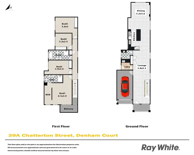 Floorplan of Homely house listing, 39a Chatterton Street, Denham Court NSW 2565