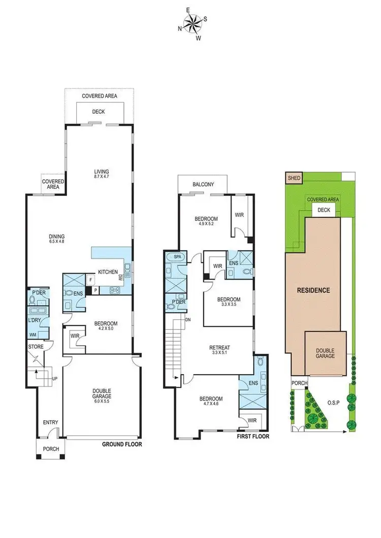 Floorplan of Homely townhouse listing, 2A Osborne Avenue, Bentleigh VIC 3204