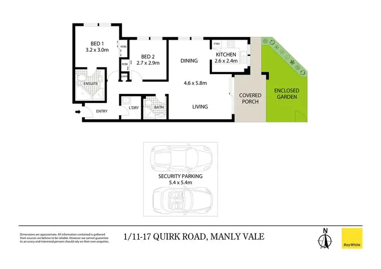 Floorplan of Homely apartment listing, 1/11-17 Quirk Road, Manly Vale NSW 2093