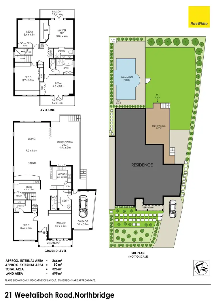 Floorplan of Homely house listing, 21 Weetalibah Road, Northbridge NSW 2063
