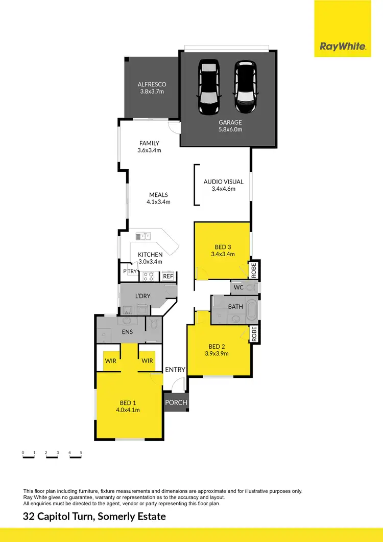 Floorplan of Homely house listing, 32 Capitol Turn, Clarkson WA 6030