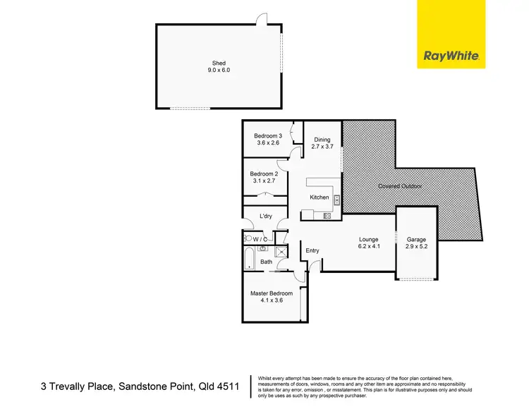 Floorplan of Homely house listing, 3 Trevally Place, Sandstone Point QLD 4511