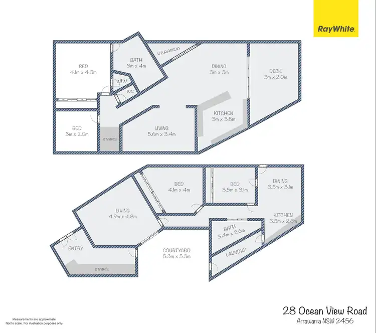 Floorplan of Homely house listing, 28 Ocean View Road, Arrawarra Headland NSW 2456