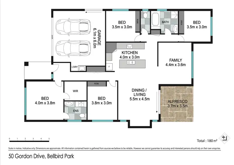 Floorplan of Homely house listing, 50 Gordon Drive, Bellbird Park QLD 4300