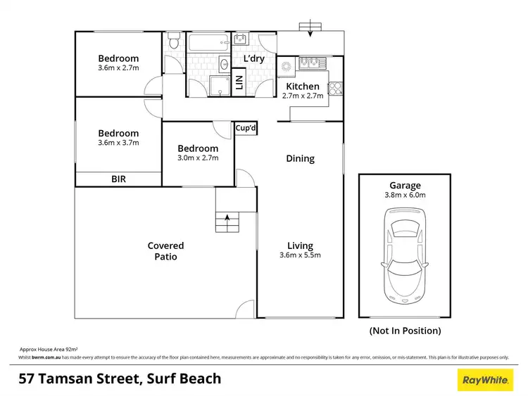 Floorplan of Homely house listing, 57 Tasman Street, Surf Beach NSW 2536