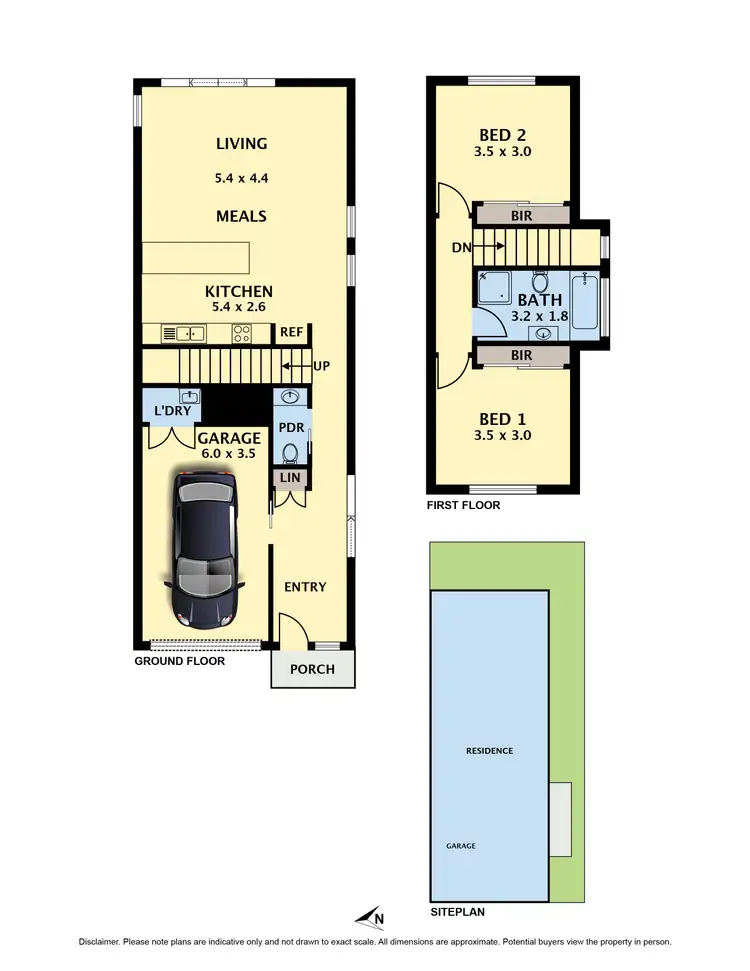 Floorplan of Homely townhouse listing, 1/162 Somerset Road, Campbellfield VIC 3061