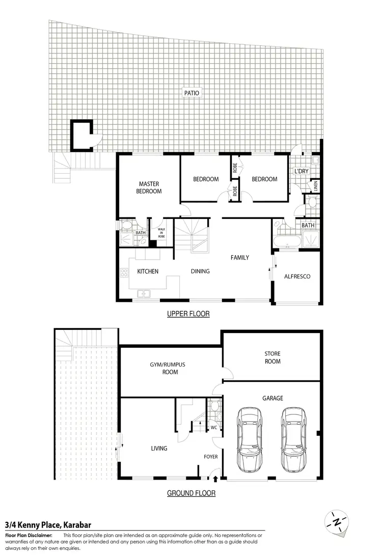 Floorplan of Homely townhouse listing, 3/4 Kenny Place, Karabar NSW 2620