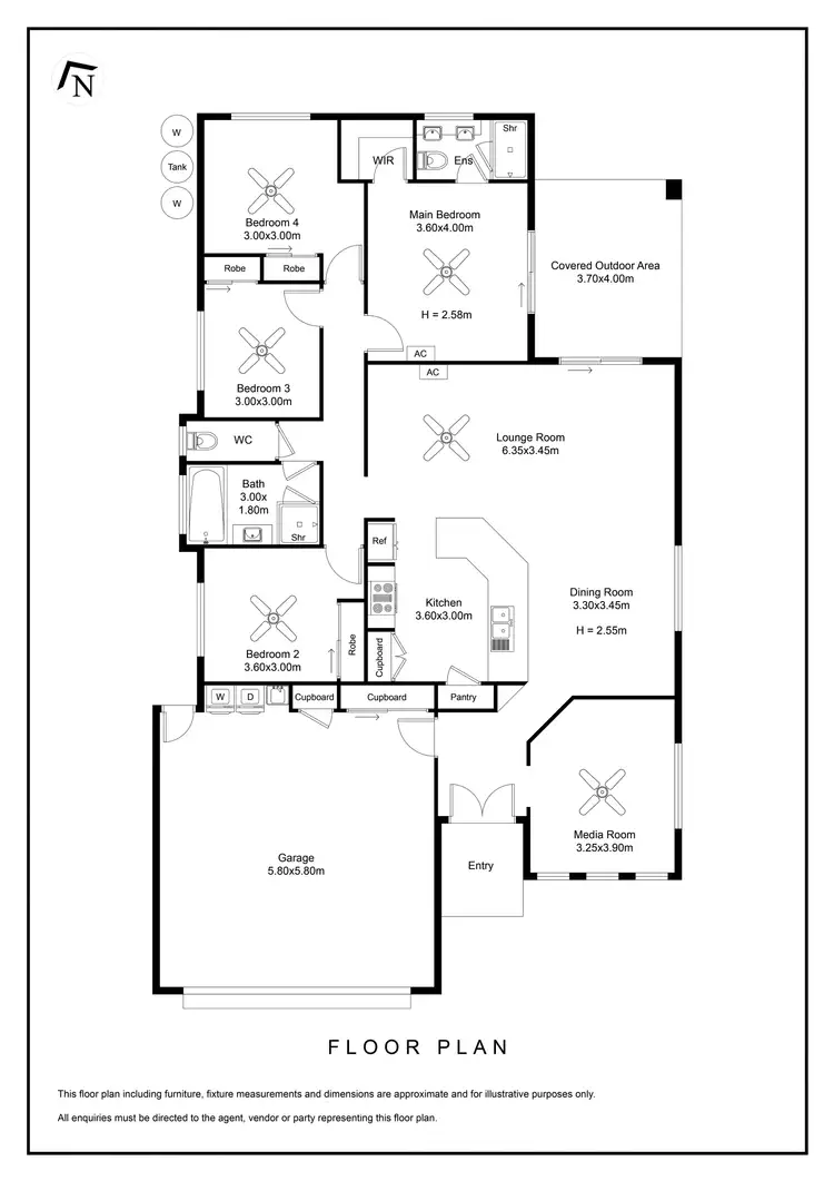 Floorplan of Homely house listing, 18 Pressland Street, Carseldine QLD 4034