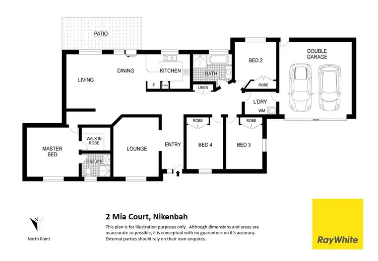 Floorplan of Homely house listing, 2 Mia Court, Nikenbah QLD 4655