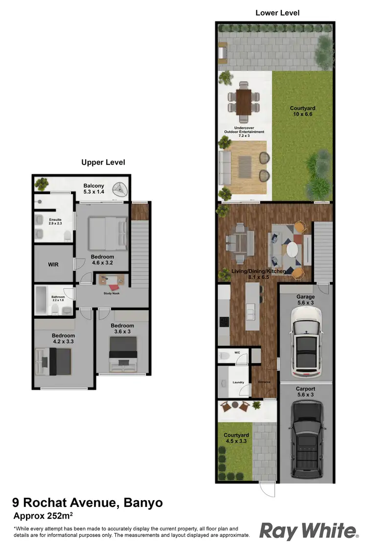 Floorplan of Homely townhouse listing, 9 Rochat Avenue, Banyo QLD 4014