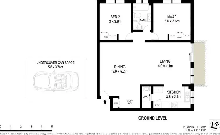 Floorplan of Homely apartment listing, 13/1304 Pacific Highway, Turramurra NSW 2074