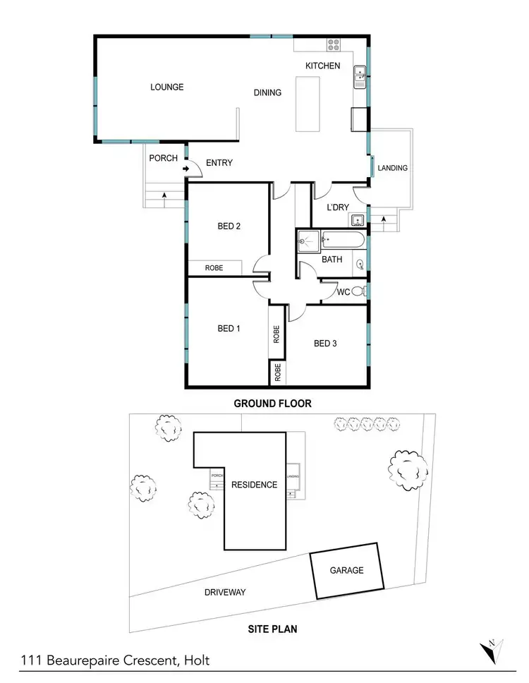 Floorplan of Homely house listing, 111 Beaurepaire Crescent, Holt ACT 2615