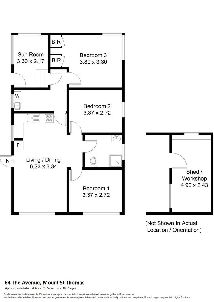 Floorplan of Homely house listing, 64 The Avenue, Mount Saint Thomas NSW 2500