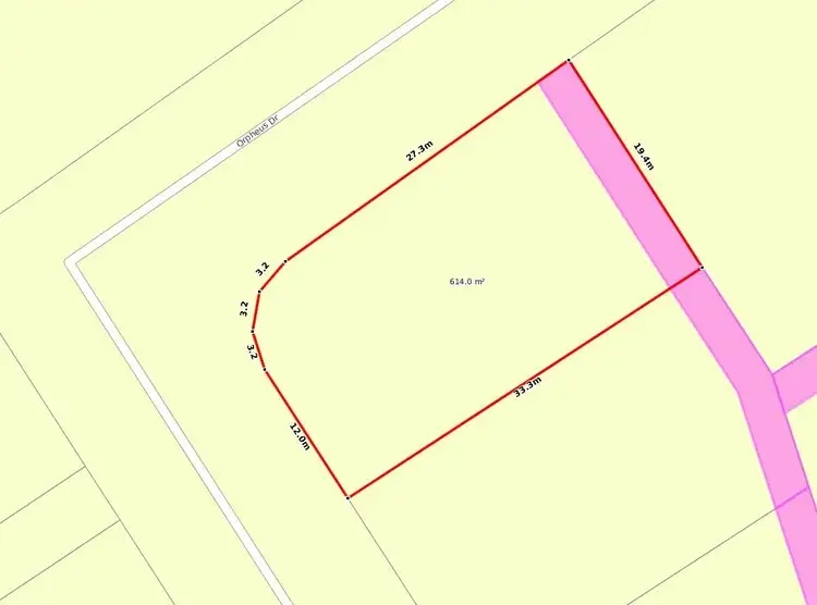 Floorplan of Homely land listing, 10 Orpheus Drive, Calliope QLD 4680