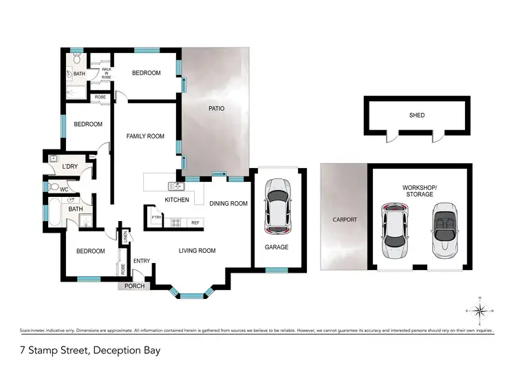 Floorplan of Homely house listing, 7 Stamp Street, Deception Bay QLD 4508