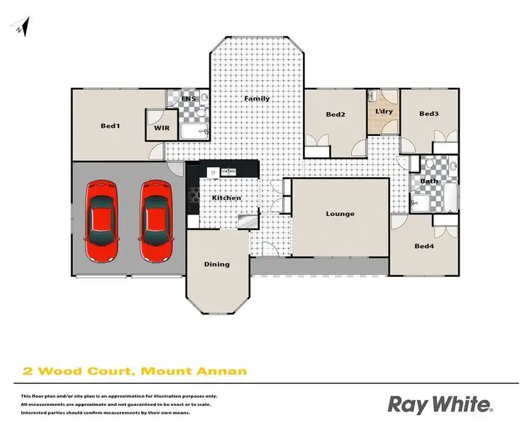 Floorplan of Homely house listing, 2 Wood Court, Mount Annan NSW 2567