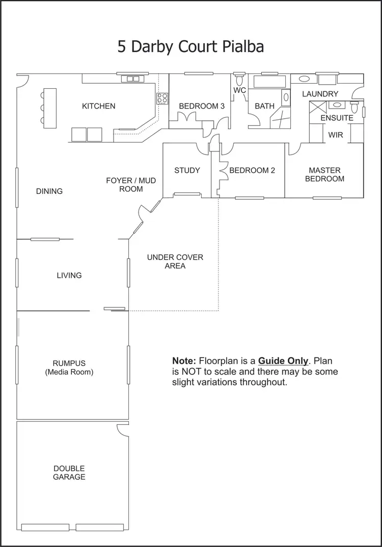 Floorplan of Homely house listing, 5 Darby Court, Pialba QLD 4655