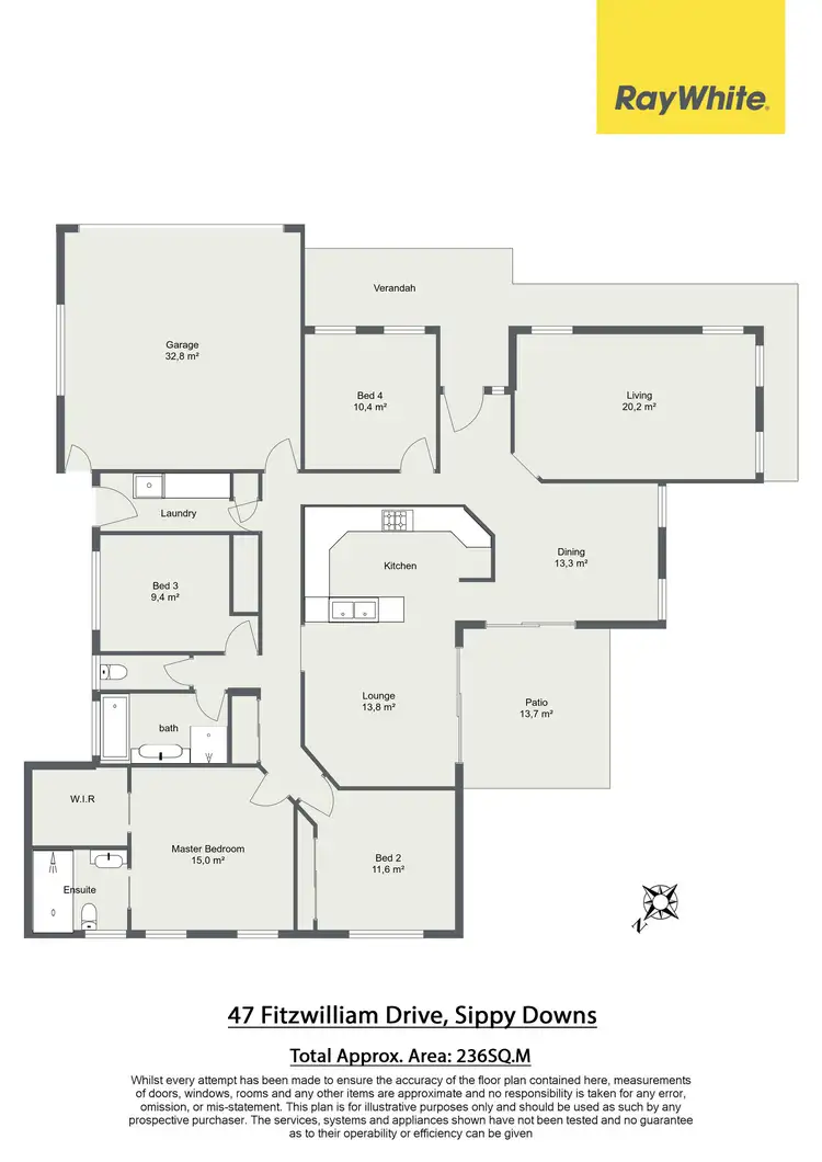 Floorplan of Homely house listing, 47 Fitzwilliam Drive, Sippy Downs QLD 4556