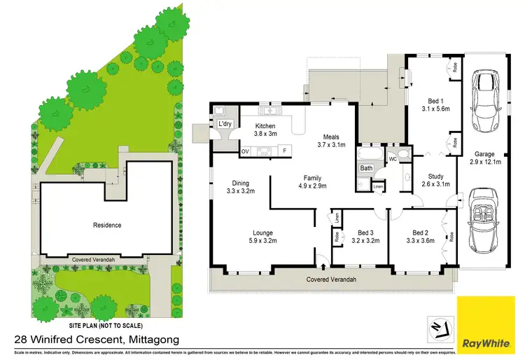 Floorplan of Homely house listing, 28 Winifred Crescent, Mittagong NSW 2575