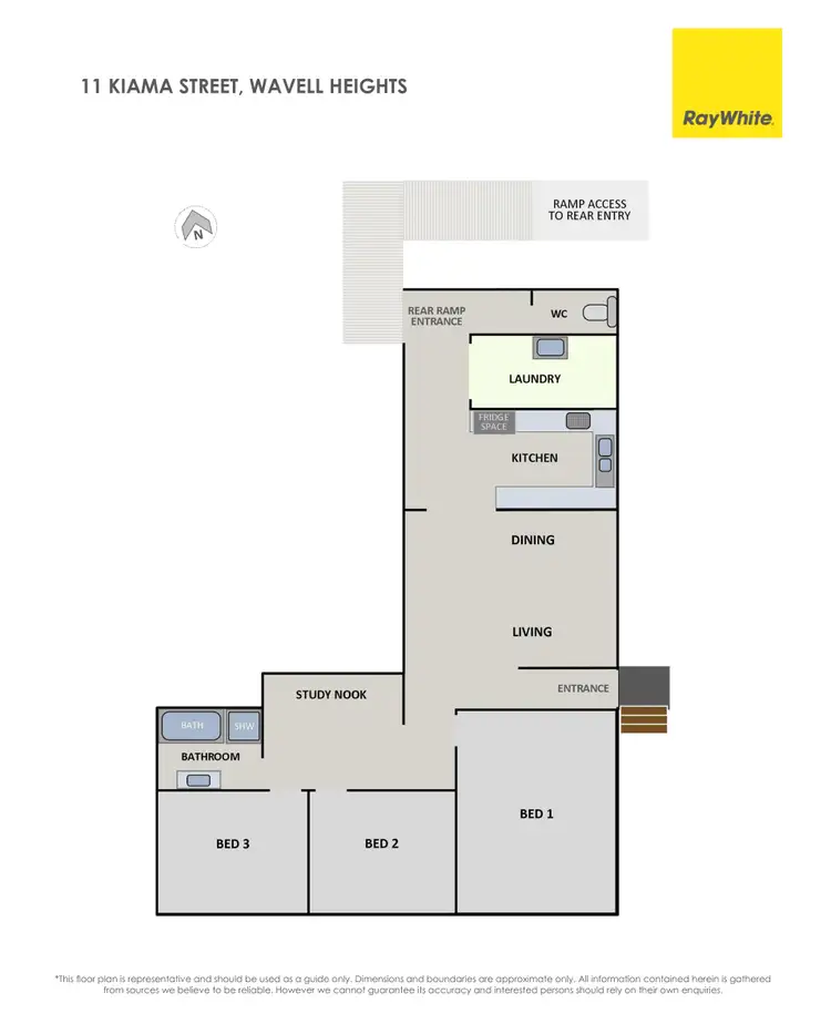 Floorplan of Homely house listing, 11 Kiama Street, Wavell Heights QLD 4012