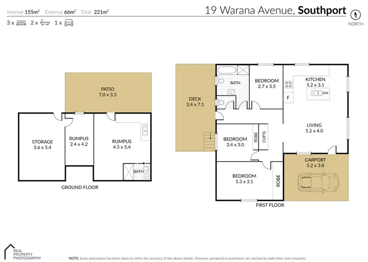 Floorplan of Homely house listing, 19 Warana Avenue, Southport QLD 4215
