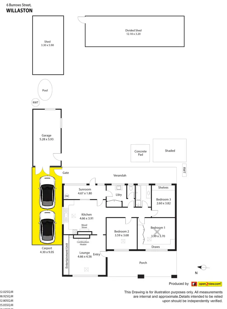 Floorplan of Homely house listing, 6 Burrows Street, Willaston SA 5118