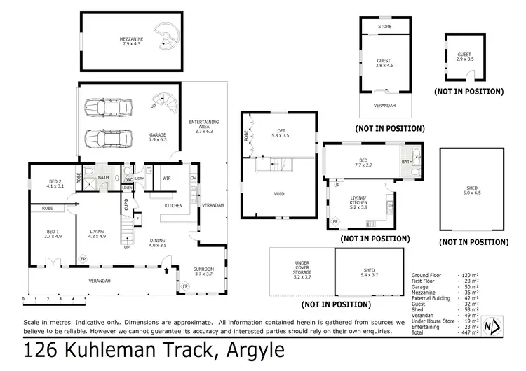 Floorplan of Homely house listing, 126 Kuhleman Track, Heathcote VIC 3523