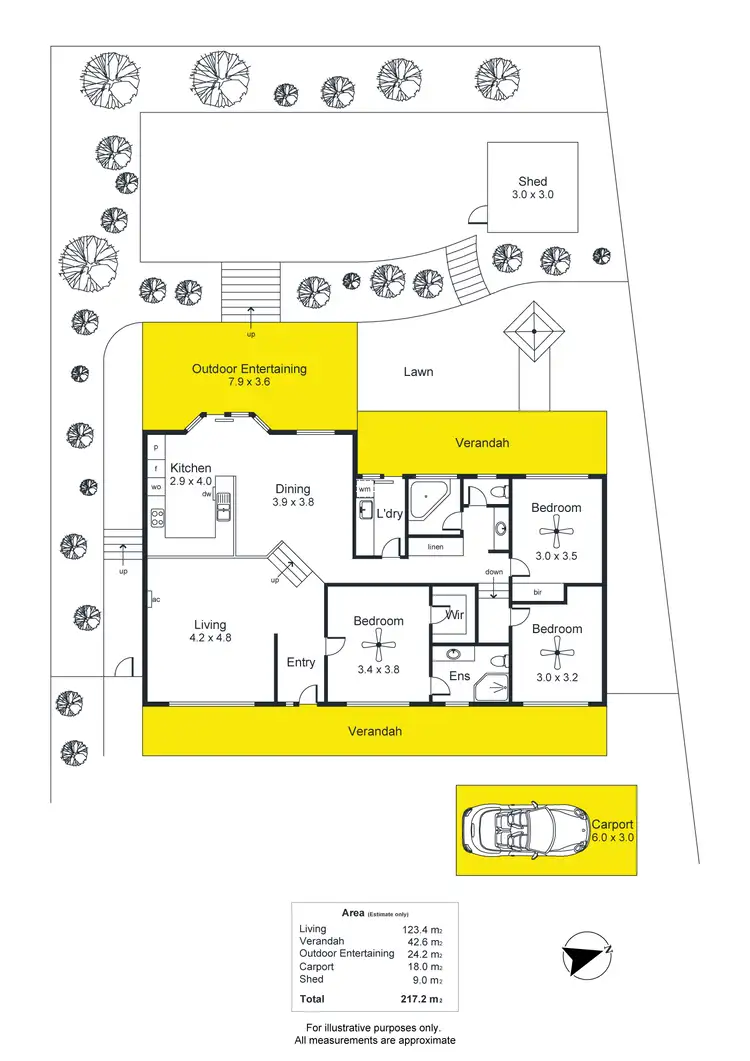 Floorplan of Homely house listing, 492A Main Road, Coromandel Valley SA 5051