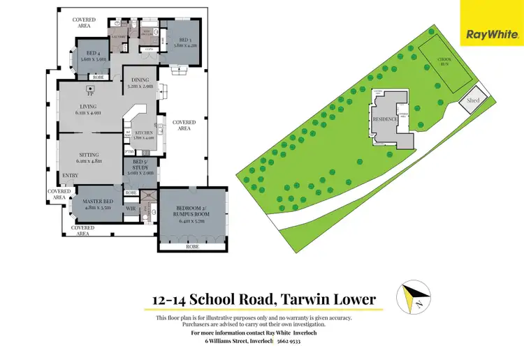 Floorplan of Homely house listing, 12-14 School Road, Tarwin Lower VIC 3956