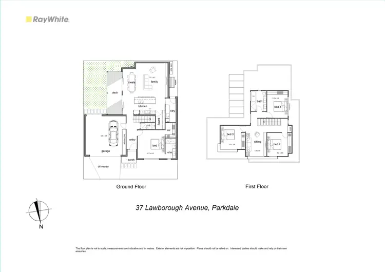 Floorplan of Homely house listing, 37 Lawborough Avenue, Parkdale VIC 3195