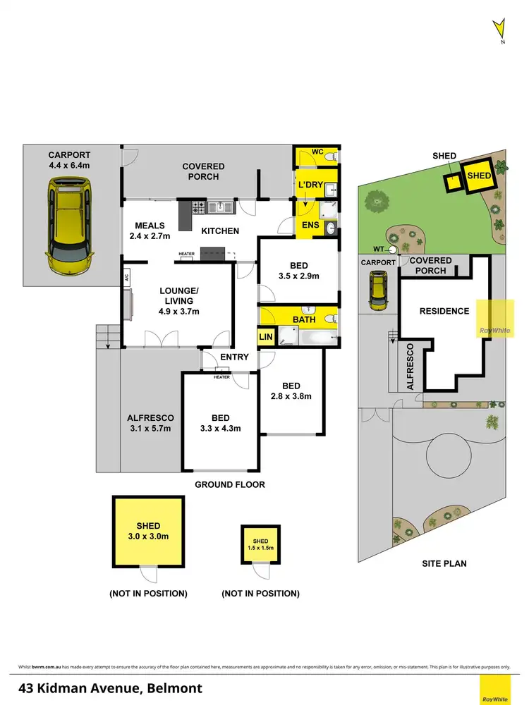 Floorplan of Homely house listing, 43 Kidman Avenue, Belmont VIC 3216