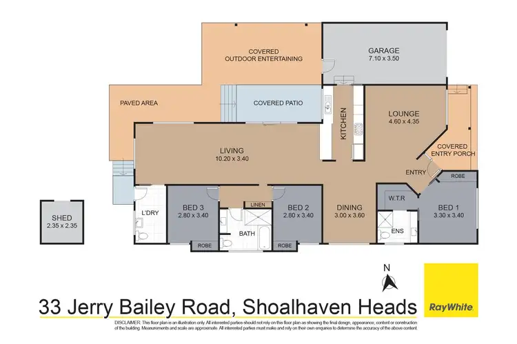 Floorplan of Homely house listing, 33 Jerry Bailey Road, Shoalhaven Heads NSW 2535