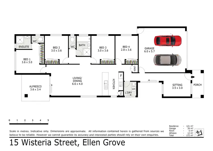 Floorplan of Homely house listing, 15 Wisteria Street, Ellen Grove QLD 4078