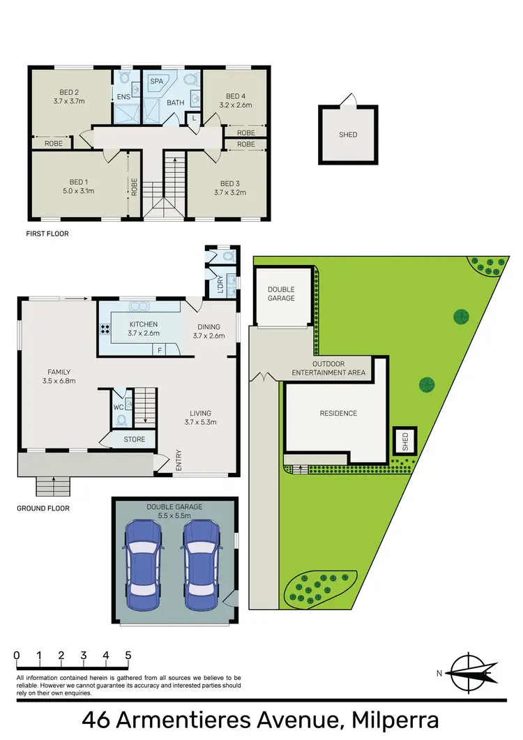 Floorplan of Homely house listing, 46 Armentieres Avenue, Milperra NSW 2214