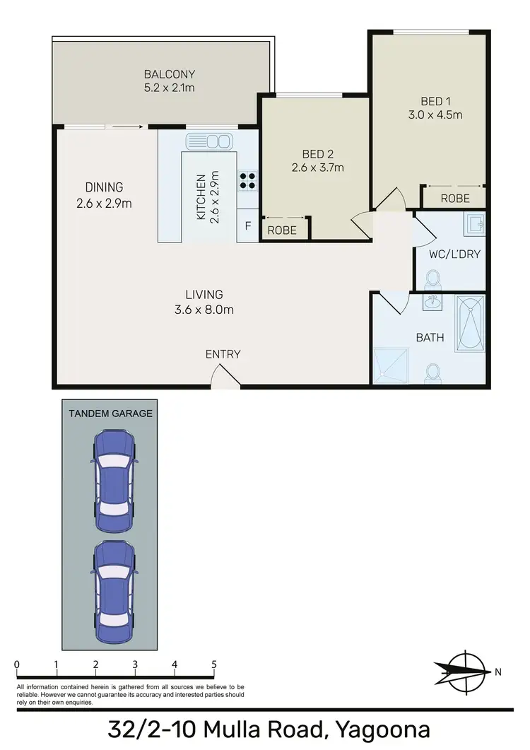 Floorplan of Homely unit listing, 33/2-10 Mulla Road, Yagoona NSW 2199