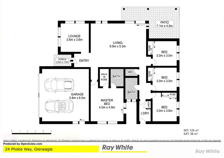 Floorplan of Homely house listing, 24 Phoebe Way, Gleneagle QLD 4285