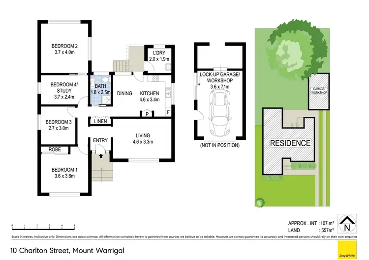Floorplan of Homely house listing, 10 Charlton Street, Mount Warrigal NSW 2528