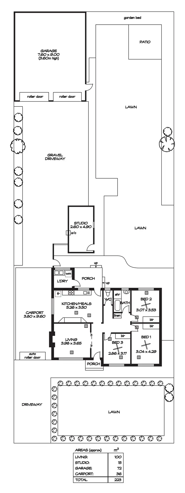 Floorplan of Homely house listing, 13 Windsor Avenue, Clearview SA 5085