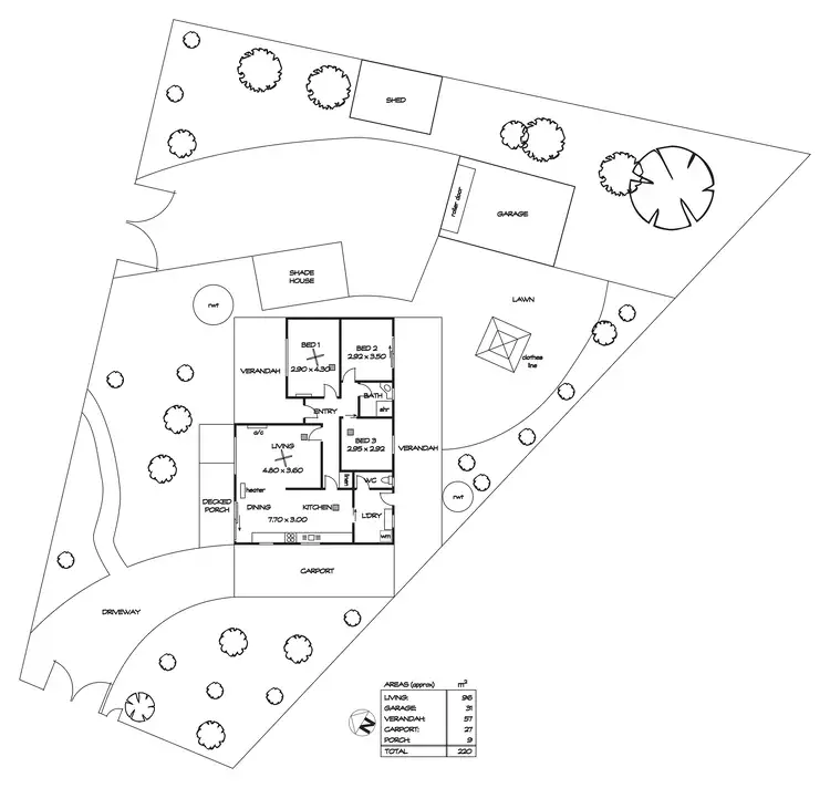 Floorplan of Homely house listing, 19 Wattle Avenue, Dry Creek SA 5094
