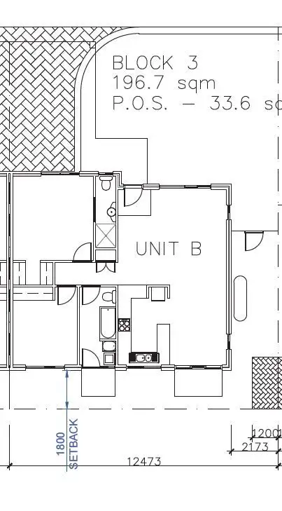 Floorplan of Homely unit listing, 9/176 Taralga, Goulburn NSW 2580