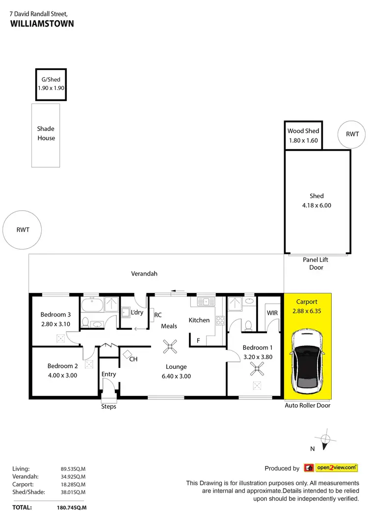 Floorplan of Homely house listing, 7 David Randall Street, Williamstown SA 5351