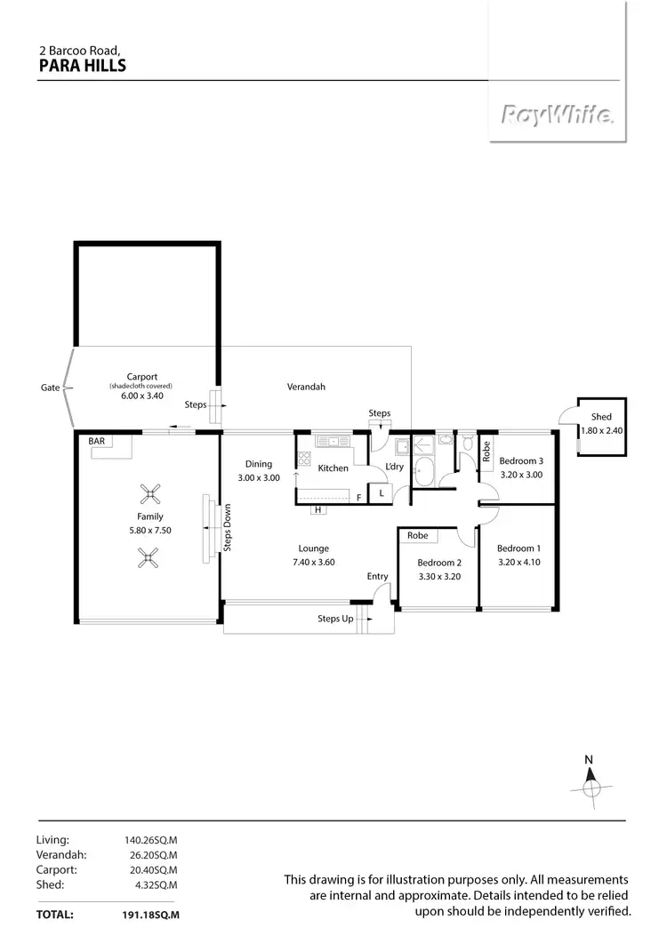 Floorplan of Homely house listing, 2 Barcoo Road, Para Hills SA 5096