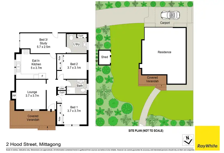 Floorplan of Homely house listing, 2 Hood Street, Mittagong NSW 2575